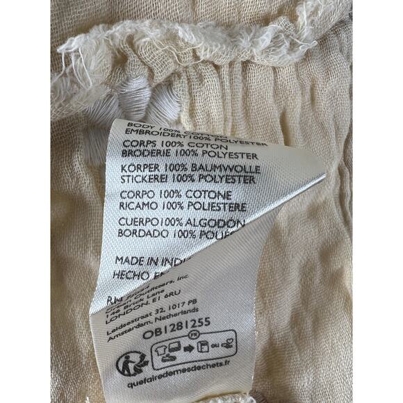 Free People Dahlia Embroidered Maxi Dress Size Medium Ballet Combo - Picture 10 of 12